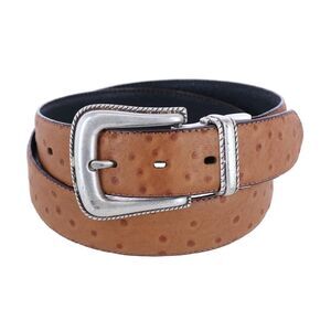Toneka Reversible Ostrich Print Belt